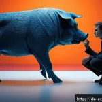 메타포의 역사와 진화 - A detailed digital illustration of a metaphorical “inner battle” scene symbolizing the phrase “fight...