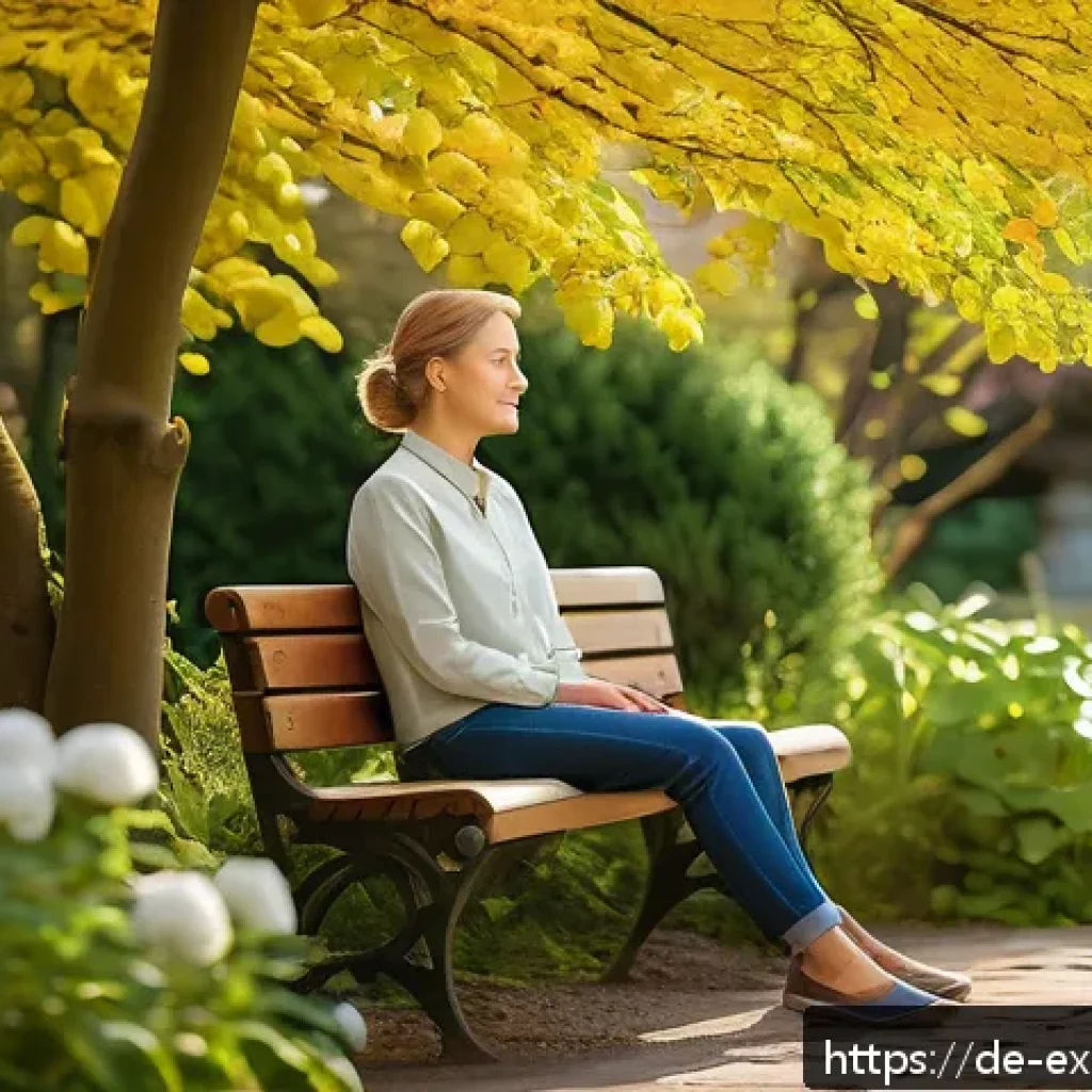 메타포와 유추를 통한 개인 발전 - A serene, sunlit garden symbolizing personal growth and inner development, featuring a diverse array...