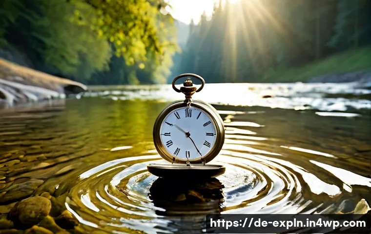 메타포와 유추의 차이점 비교 - Photorealistic conceptual scene illustrating metaphor: an antique pocket watch seamlessly transformi...